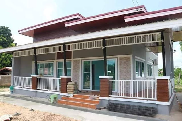 natural low budget simple house design
