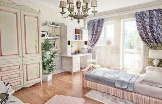Provence style curtains for a children's room Provence style curtains for a children's room