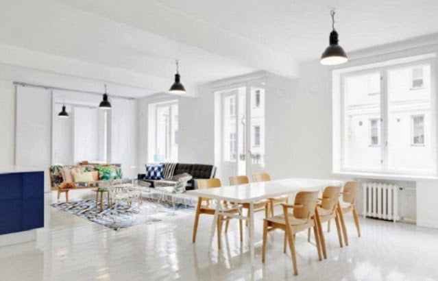 scandinavian minimalist dining room
