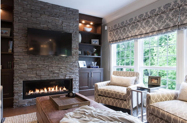 living room decor ideas with fireplace