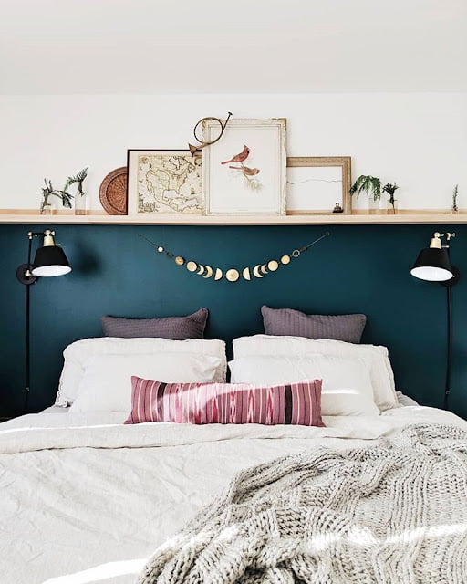 floating shelf above bed ideas floating shelf above bed ideas