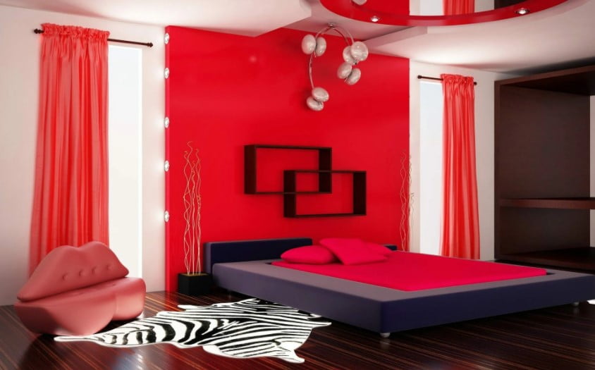 red two colour combination for bedroom walls red two colour combination for bedroom walls