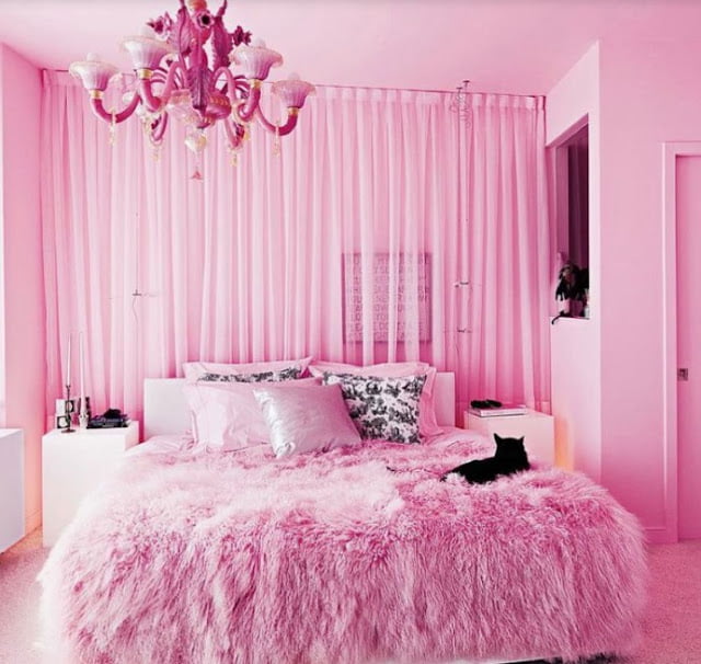 pink bedroom design ideas pictures