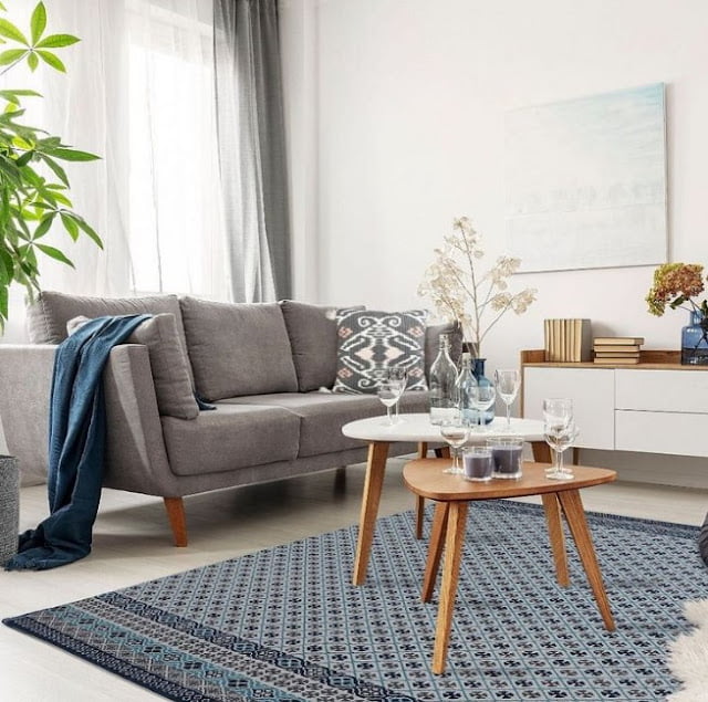 Blue Carpet Living Room Ideas