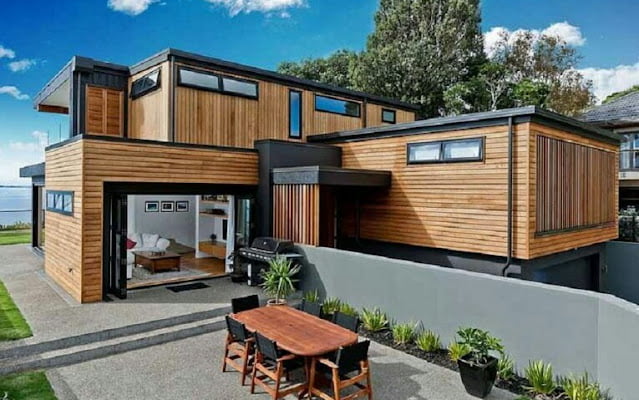2-storey wooden house design