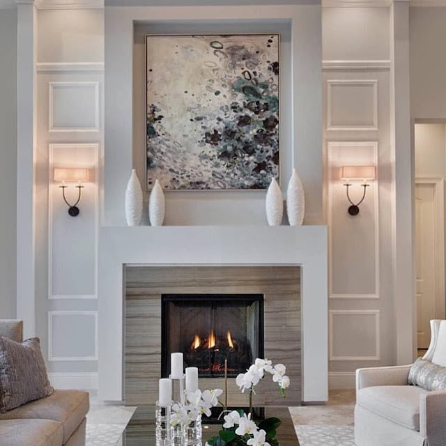 living room decor ideas with fireplace