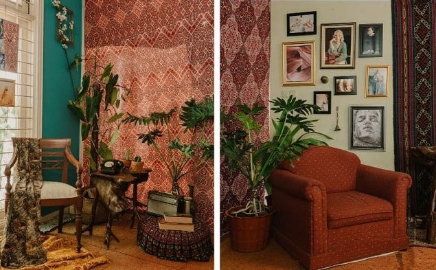 minimalist boho living room pictures