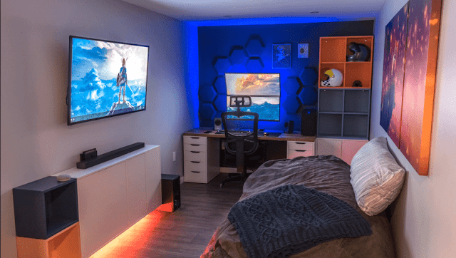 cool bedrooms for gamers