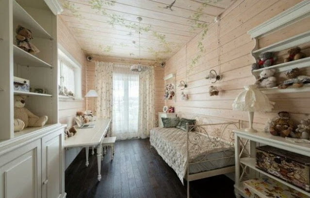 Provence style curtains for a children's room Provence style curtains for a children's room