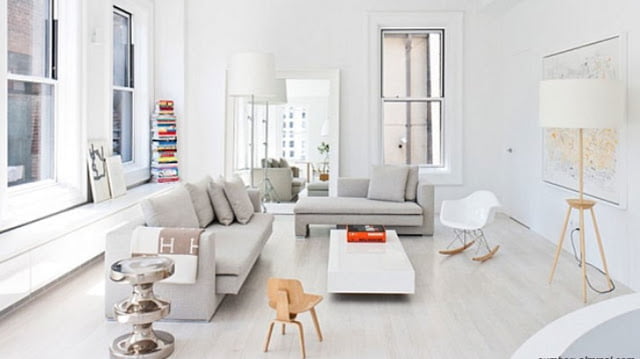 white minimalist home