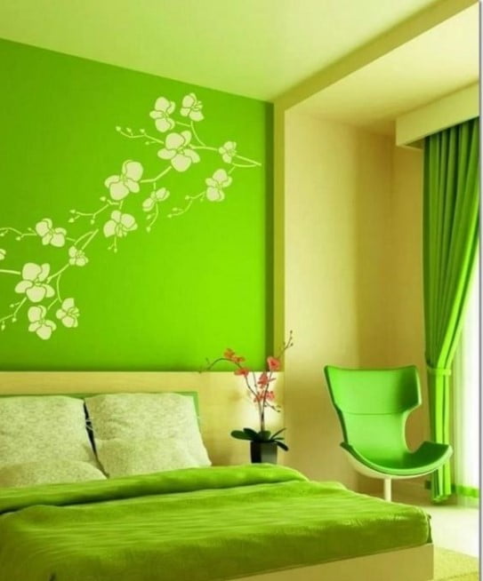 green two colour combination for bedroom walls green two colour combination for bedroom walls