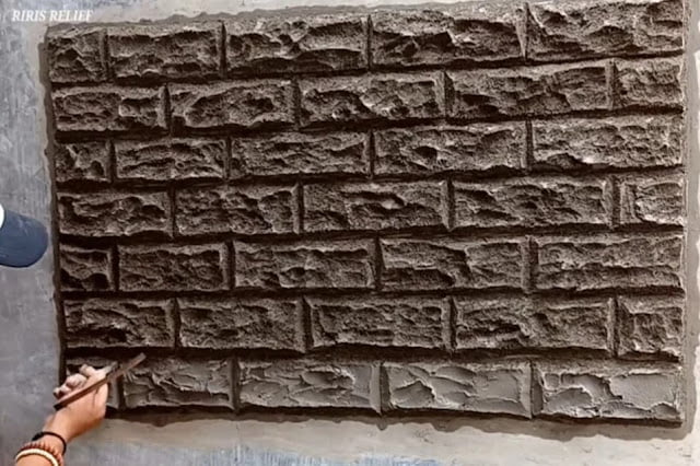 plastering motifs for the front wall of the house