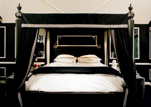 pictures of black and white bedroom designs