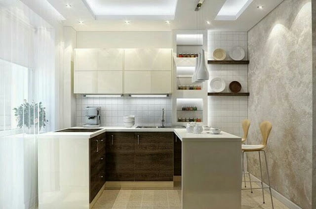 Interior design of a small kitchen Interior design of a small kitchen