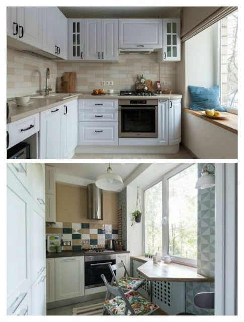 Interior design of a small kitchen Interior design of a small kitchen