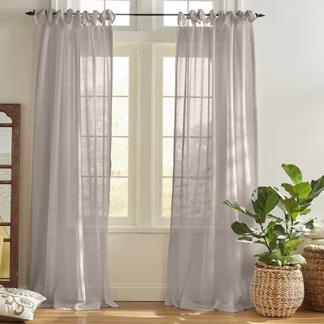 sheer curtain ideas for living room