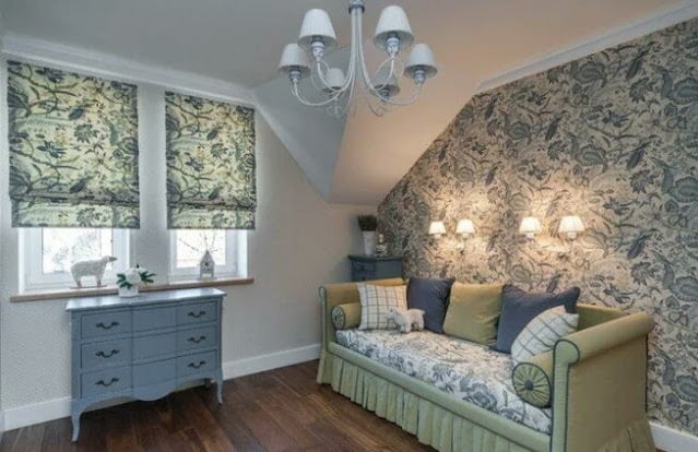 Provence style curtains for a children's room Provence style curtains for a children's room