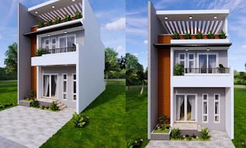 6x12 Meter 5 Bedroom House Plan