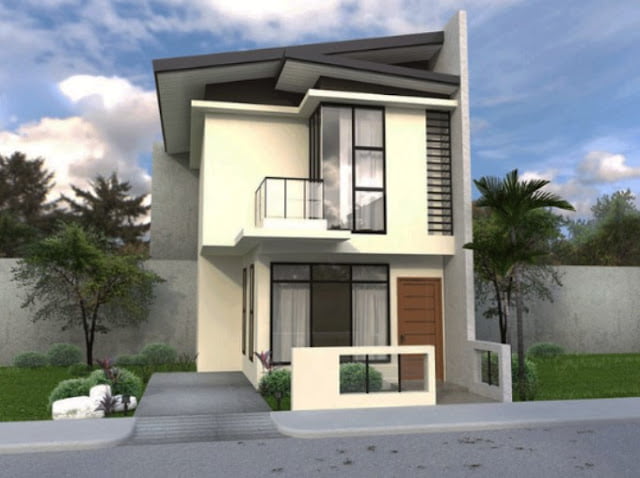 low budget simple two storey house design
