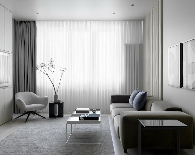 black and gray living room ideas