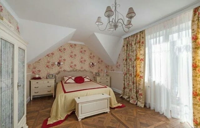 Provence style curtains for the bedroom Provence style curtains for the bedroom