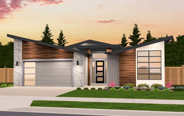 one story contemporary house plans