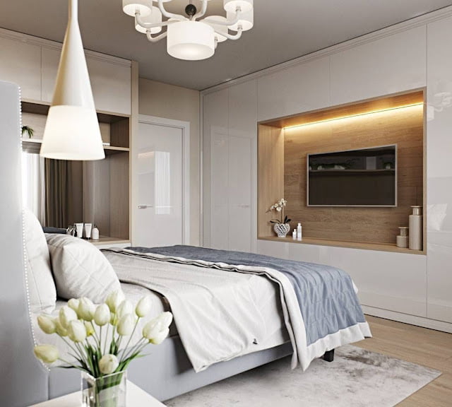 mounted tv ideas bedroom
