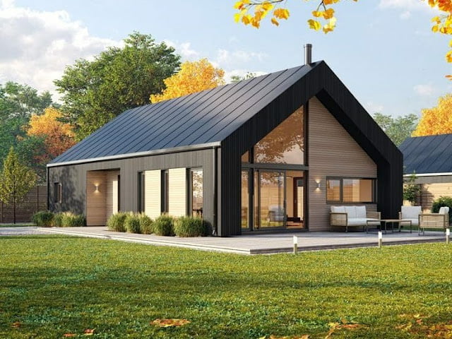 1 Floor Minimalist Wooden House