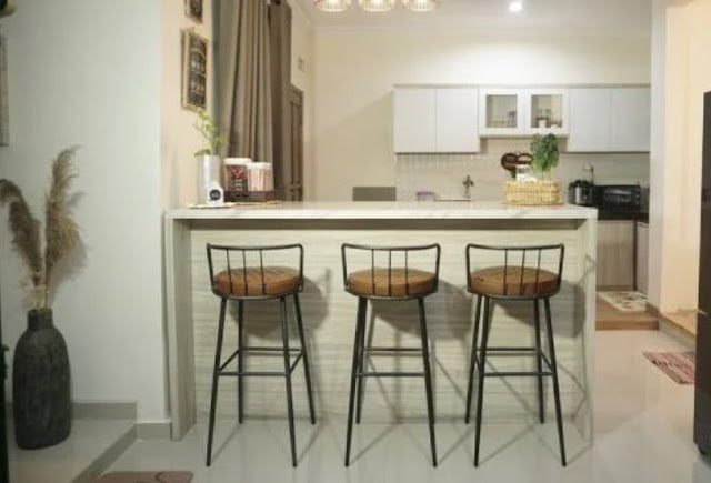 simple mini bar kitchen design inspiration