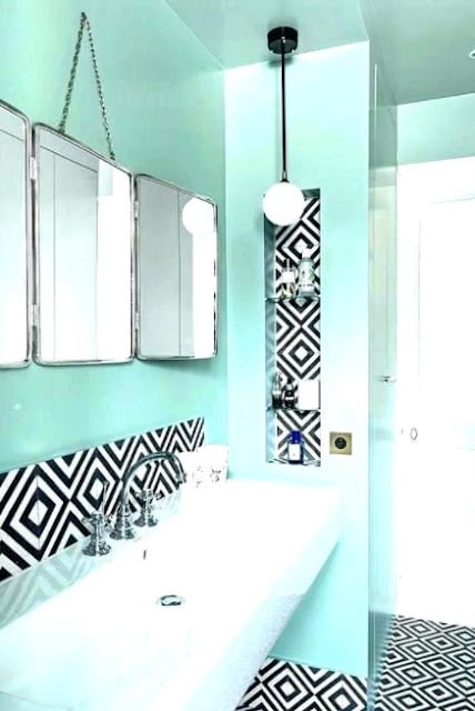 mint green interior design