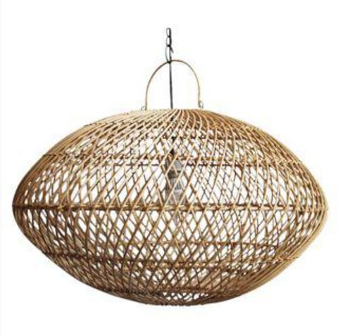 small wicker lamp shades