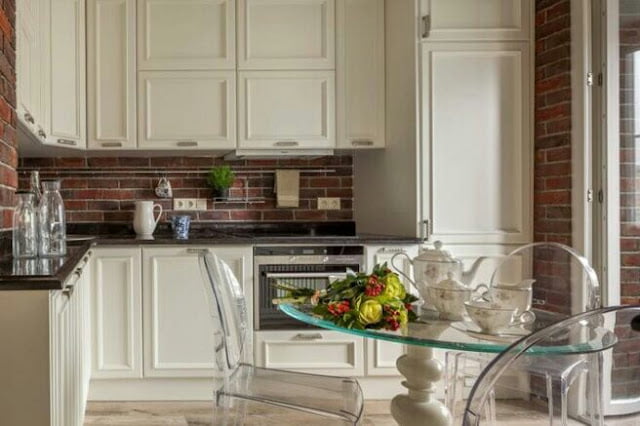 Interior design of a small kitchen Interior design of a small kitchen