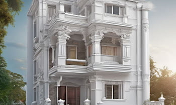 20 White Colour Combination for House Exterior Painting