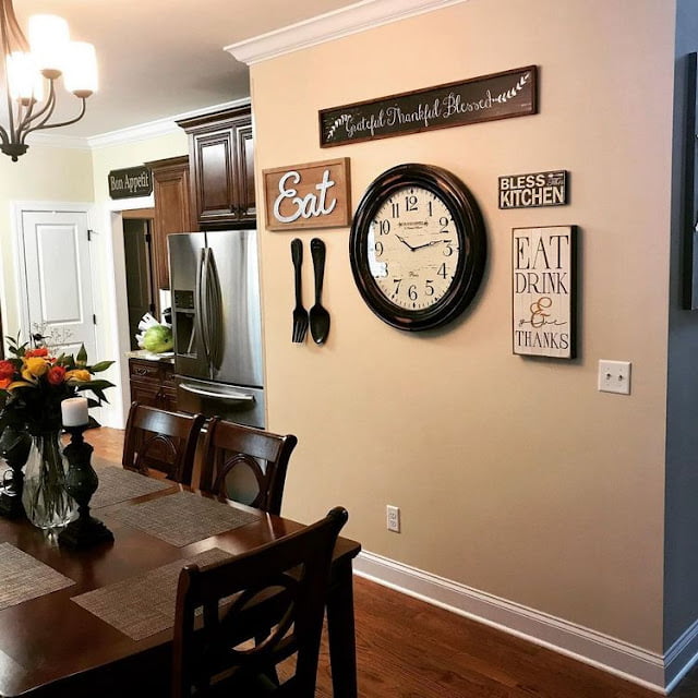 inexpensive kitchen wall decorating ideas