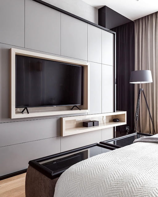 mounted tv ideas bedroom