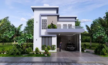 8m x 10m House Plan Design