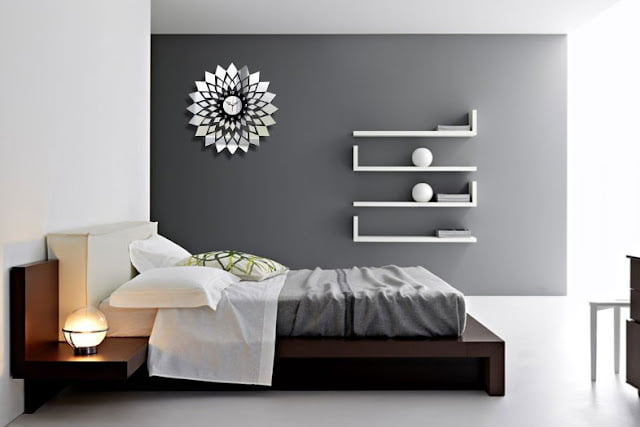 floating shelves ideas bedroom