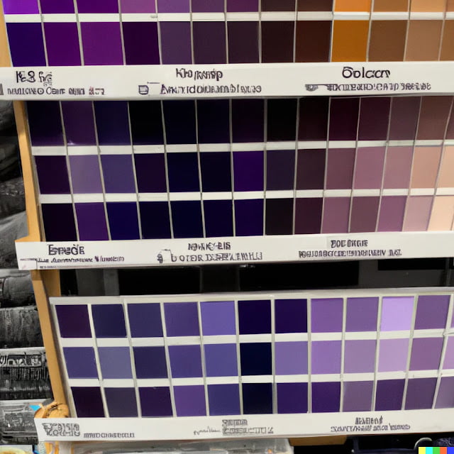 what color goes well with purple