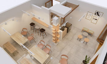 Small Space Low Budget Small Cafe Interior Design