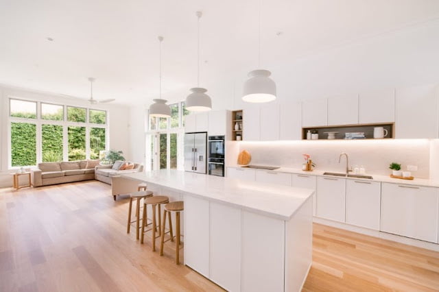 white minimalist kitchen design white minimalist kitchen design