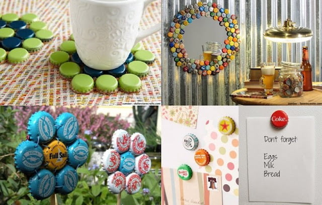 bottle cap home decor