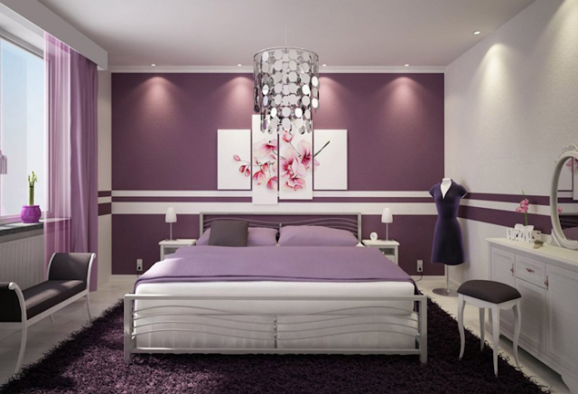 warna bilik tidur yang sejuk