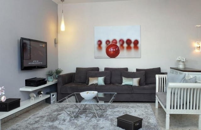 living room designs with wall mounted tv