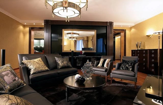 wall colors for black furniture