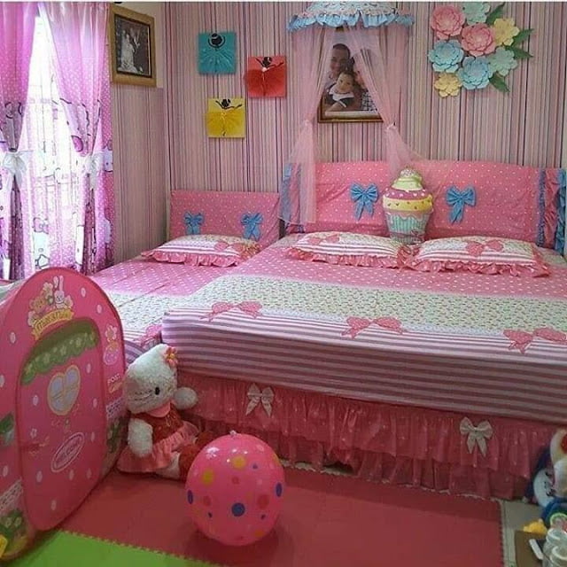 deco bilik tidur perempuan