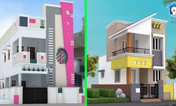 Double Floor Normal House Front Elevation Designs