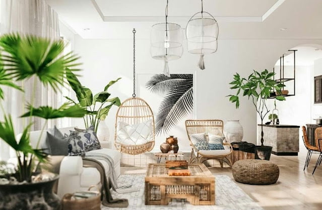 beautiful wooden house interior