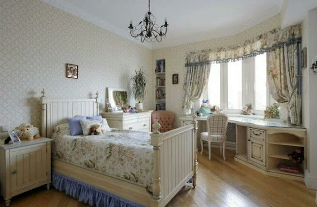 Provence style curtains for a children's room Provence style curtains for a children's room