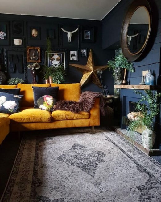 yellow home decor accessories