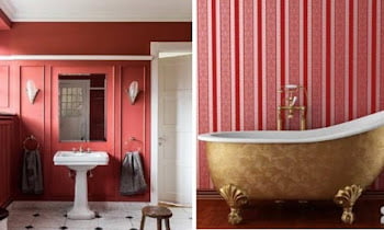 8 Exotic Red Bathroom Design Inspirations